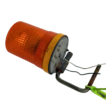 Roterande varningsljus med fäste